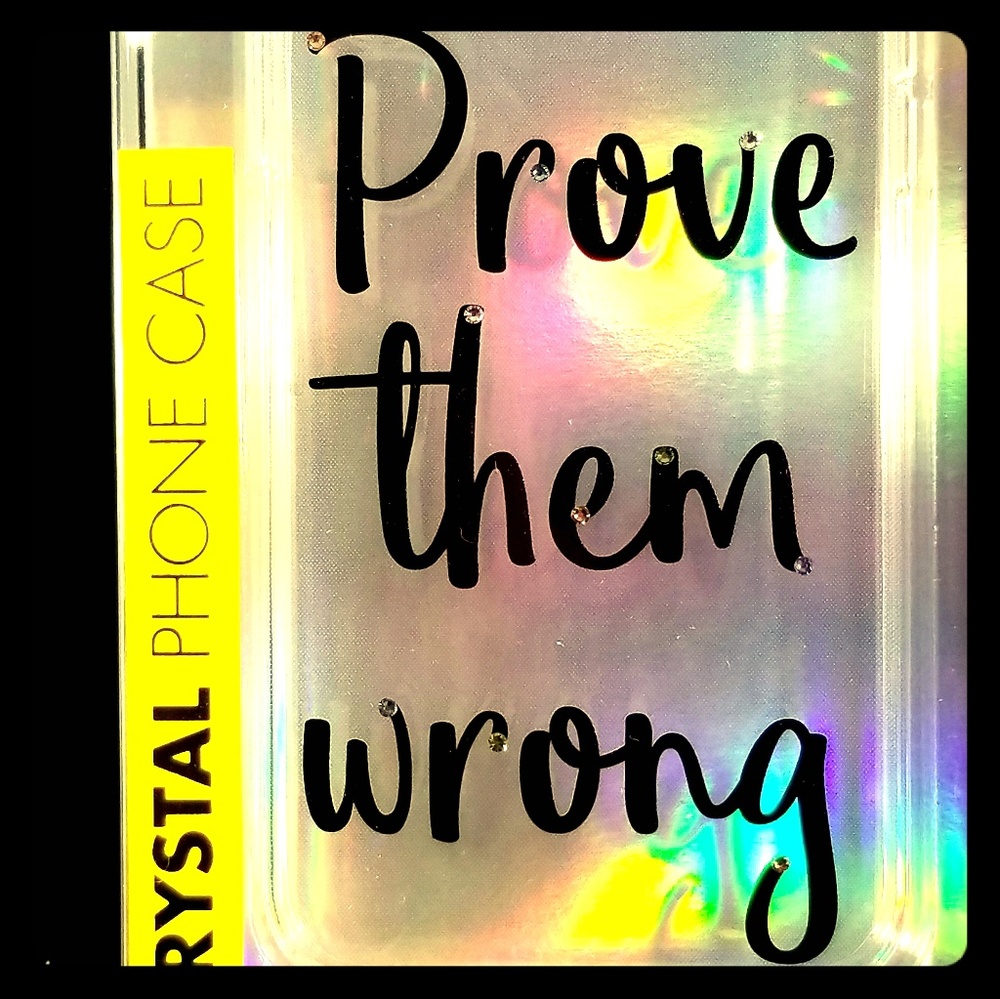 💟SALE 3/$40💟 Prove Them iPhone XR Swarovski Case
